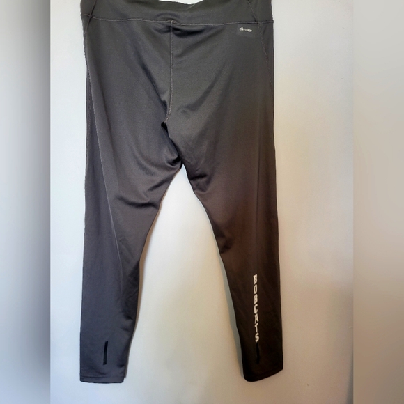 BNWT Adidas climalite grey Bobcats leggings size LG - Picture 3 of 8